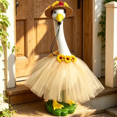 Porch Resin Goose Statue