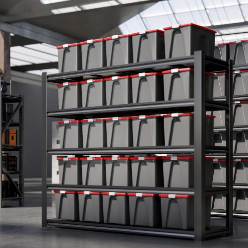 5 Tier Heavy Duty Garage Shelving (5T 62 "W x 24 "D x 84 "H)