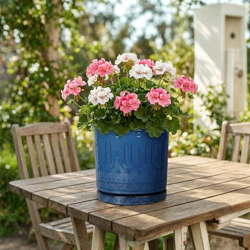 8 Inch Planter (8 Inch / Blue - 2)