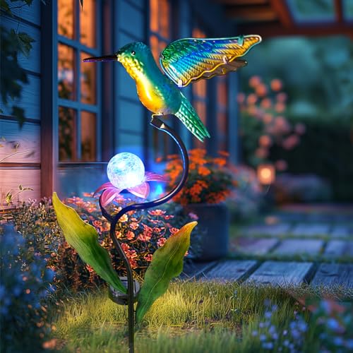 46 Inch Solar Hummingbird Lights (Hummingbird)