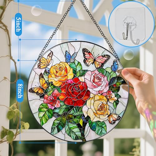 Butterfly & Rose Ornament (Butterfly&rose)