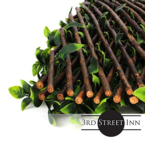 Artificial Greenery Bamboo Trellis for Privacy (Gardenia Leaf)