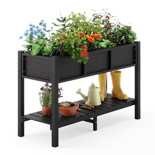 Raised Garden Bed with Tools