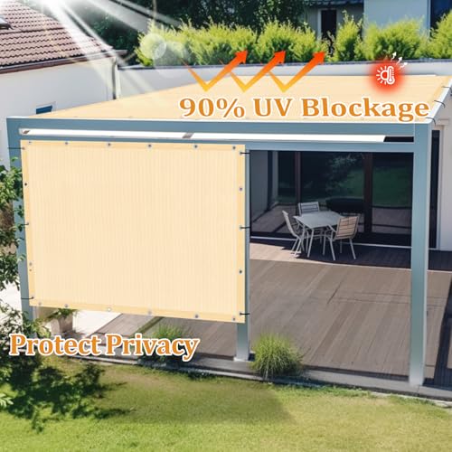 Customized Size 90% Sun Shade Cloth with Grommets