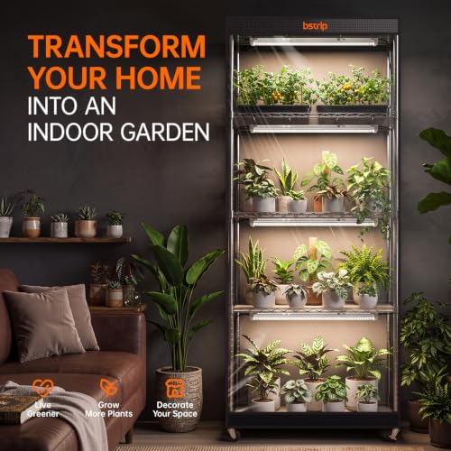 4 Tier Indoor Greenhouse with Grow Light
