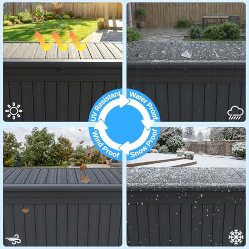 270 Gallon Deck Box (Black / 270 Gallon)