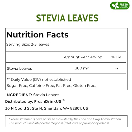 Premium 2.1 oz Natural Stevia Leaves (2.1 Ounce (Pack of 1))