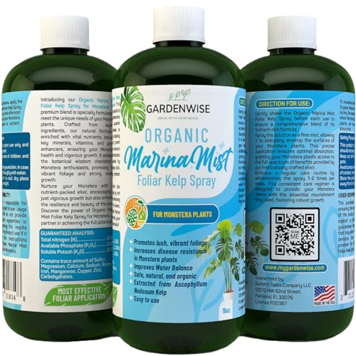 Organic Marina Mist Foliar Spray for Monstera (16 Fl Oz)