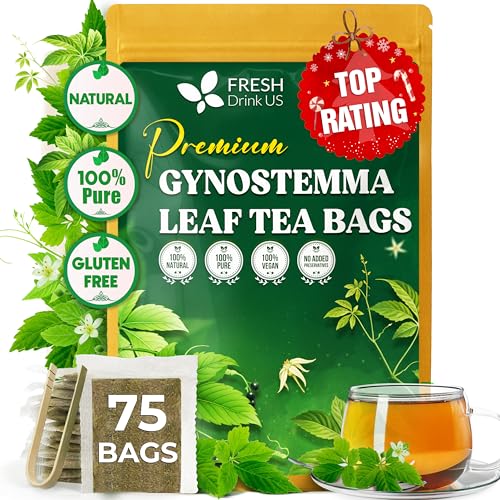 Premium Gynostemma Tea Bags (75 Tea Bags)