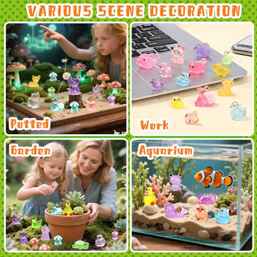 180 Pcs Mini Resin Animals