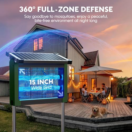 Solar Bug Zapper Outdoor (Green)