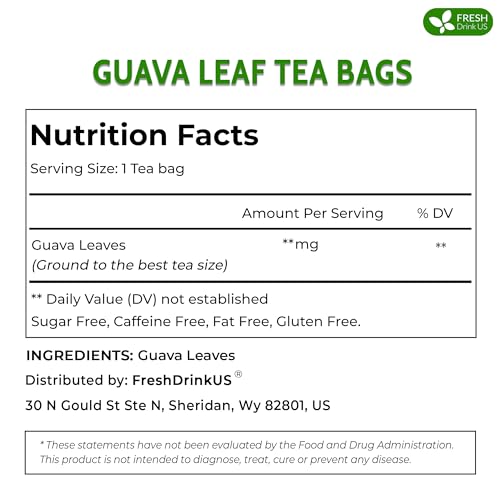 Premium 35 Guava Leaf Tea Bags (35 Tea Bags)