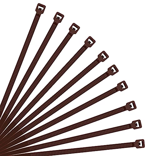10 Inch Cable Zip Ties (10 inch (40 lbs, 500 pcs) / Brown)