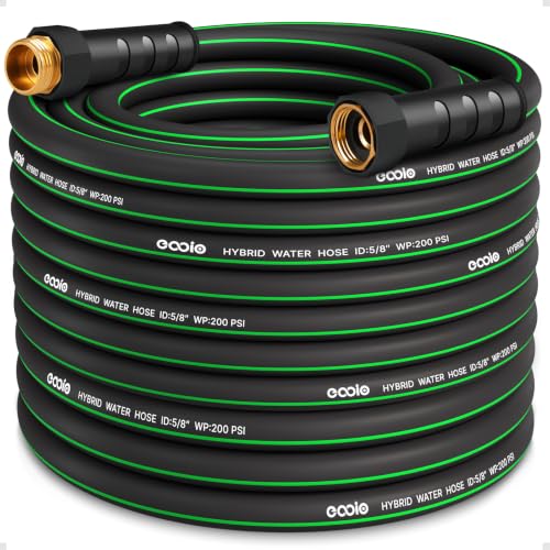 Heavy Duty Garden Hose 73ft (Black+Green / 73ft)