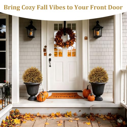 24" Artificial Outdoor Fall Plants (Yellow)