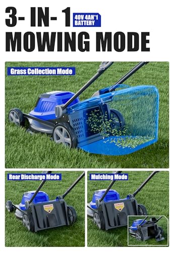 40V 18 In Brushless Cordless Electric Lawn Mower