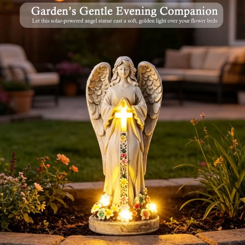 Angel Garden Statues Outdoor Cemetery Decorations for Grave
