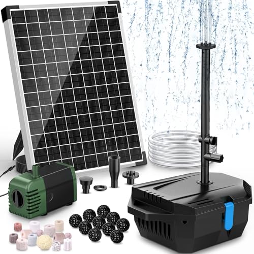 20W Solar Pond Filter with Fountain Pump (Solar Powered 20W)