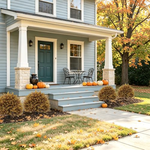24" Artificial Outdoor Fall Plants (Yellow)