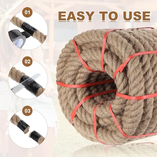 Jute Rope 2 Inch x 25ft