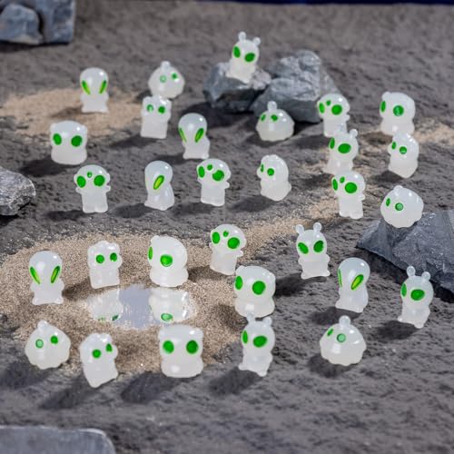 30 Pcs Glow in The Dark Alien Figurines (Alien-30p)