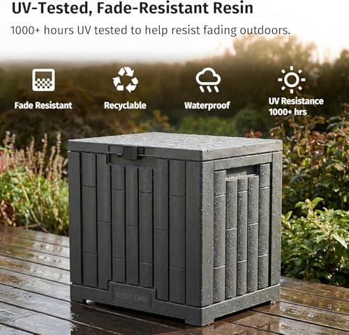 Outdoor Storage Box (Grey / 31 Gallon 2pc)