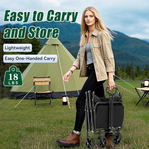 Collapsible Wagon Cart Foldable with Tailgate (240L)