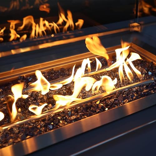 10 lbs High Luster Fire Pit Glass (160 Ounce)