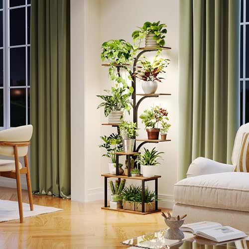63 Inch Plant Stand with Grow Lights