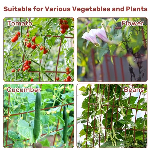 39" Cucumber Trellis (39" H / Red)