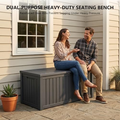 Outdoor Storage Box (Black / 180 Gallon 3.0)