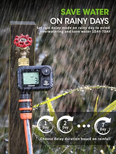 Water Timer for Garden Hose Faucet with Brass Inlet