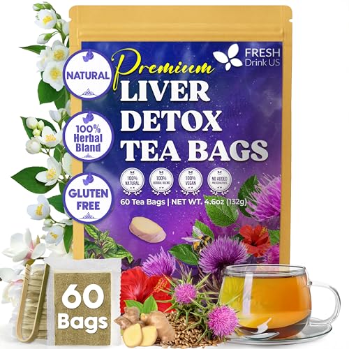 Premium Liver Detox Tea Bags (60 Bags)