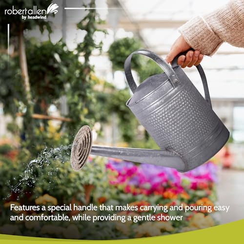 MPT01191 Jameson Metal Watering Can (1 gallon / Galvanized)