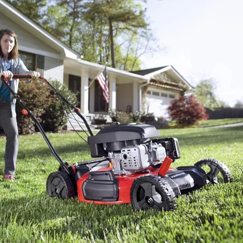 21 Inch Gas Push Lawn Mower with 144cc 4