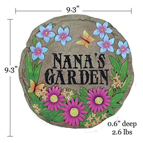 Garden Décor Nana's Garden Stepping Stone (Nana's Garden / 9.63" Diameter)