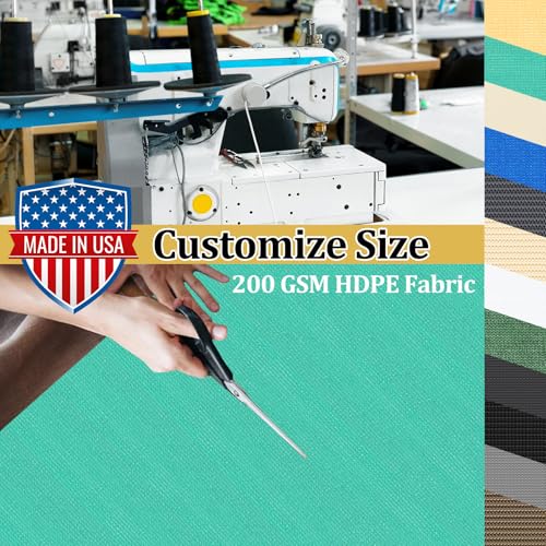 Customized Size 90% Sun Shade Cloth with Grommets