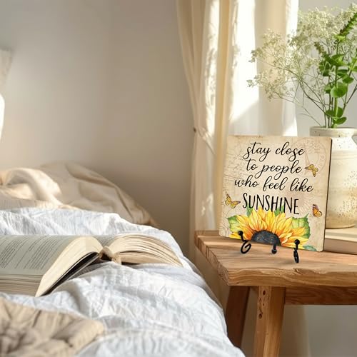 Sunflower Decor for Rustic Farmhouse Country Room (Retro Sunshine)