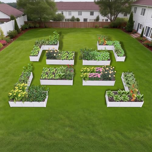 Anleolife 8 Bed L (Set of 8 / Royalty-white)