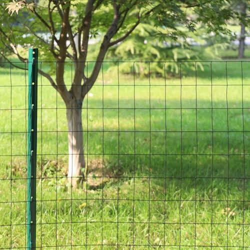 Black PVC Coated Welded Wire Fence 48" x 100' Roll (Black / 2''x3'' 16GA 48''x100')