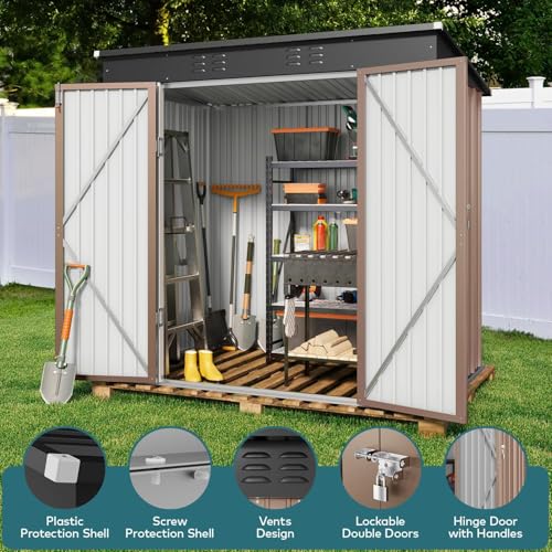 6x4 FT Outdoor Shed