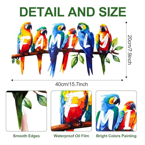 Metal Parrot Wall Art (Parrot(family))