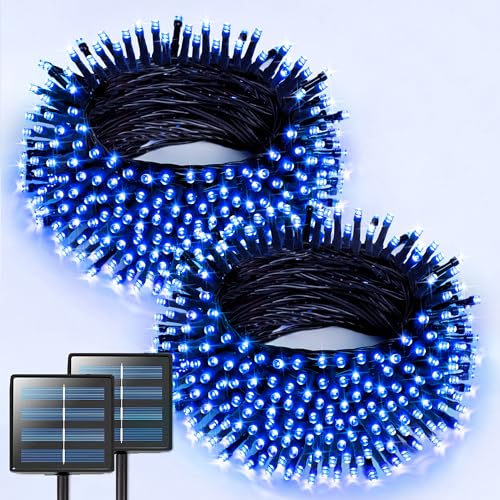 2 Pack Solar String Lights Outdoor (2 Count)