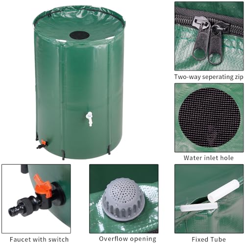 100 Gallon Collapsible Rain Barrel (100 Gallon / Green)