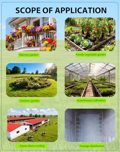 360° Adjustable Drip Irrigation Sprinkler Kit (65 FT)
