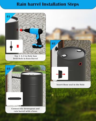 Rain Barrel Diverter Kit
