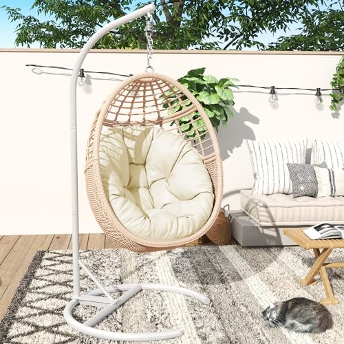Hanging Egg Chair (Light Beige)