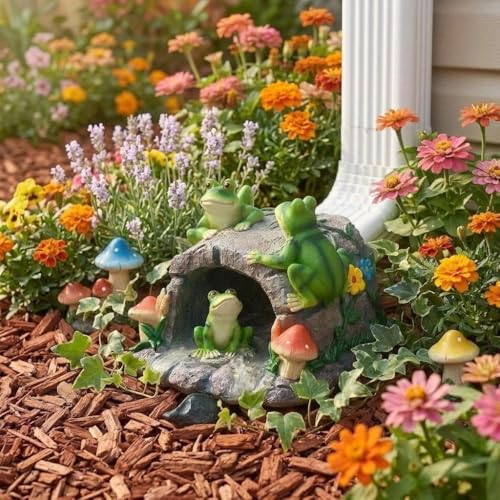 Frog Gutter Guardian Downspout Splash Block (Frogs-family)