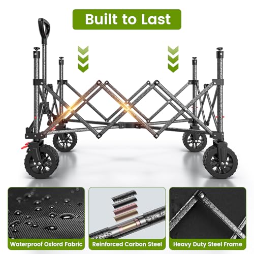 Collapsible Wagon Cart with Wheels