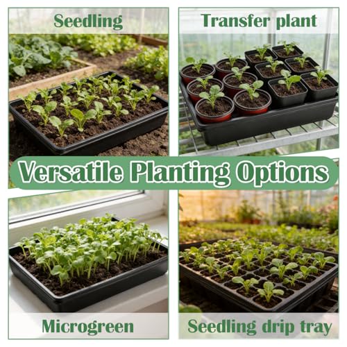 10 Pack Seed Starter Trays (54 Cells Bottom Tray-10P)